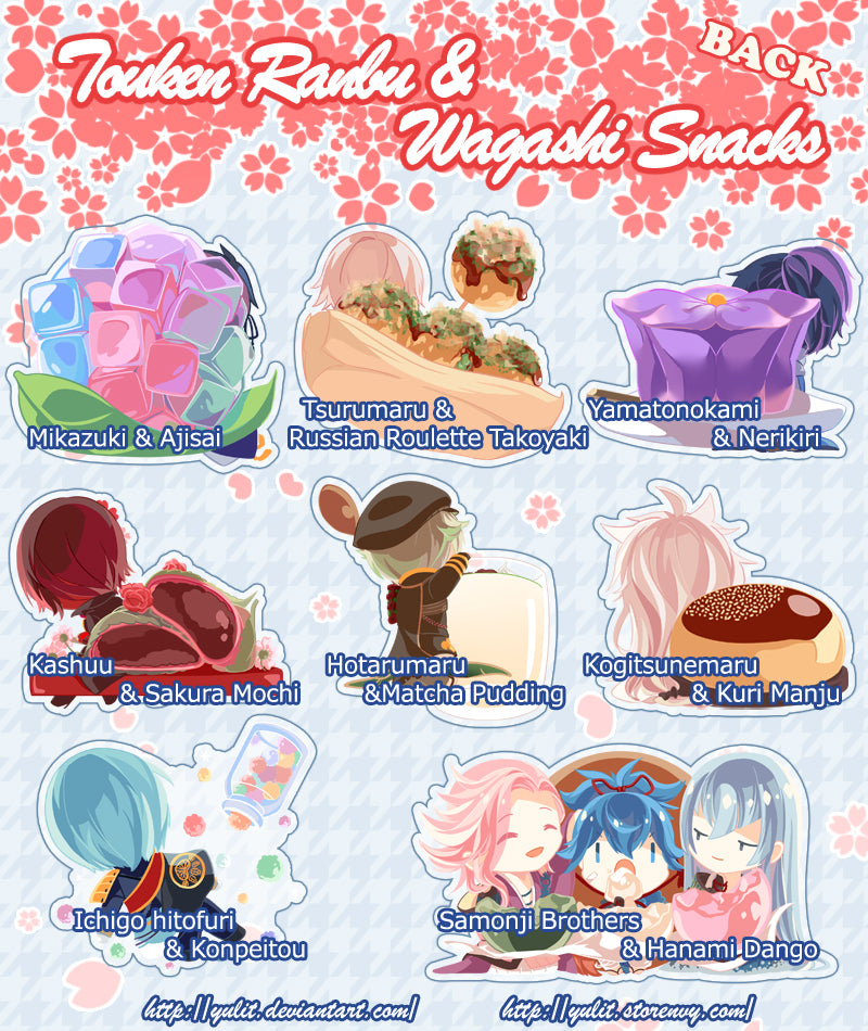 Touken Ranbu - Sword Boys & Wagashi