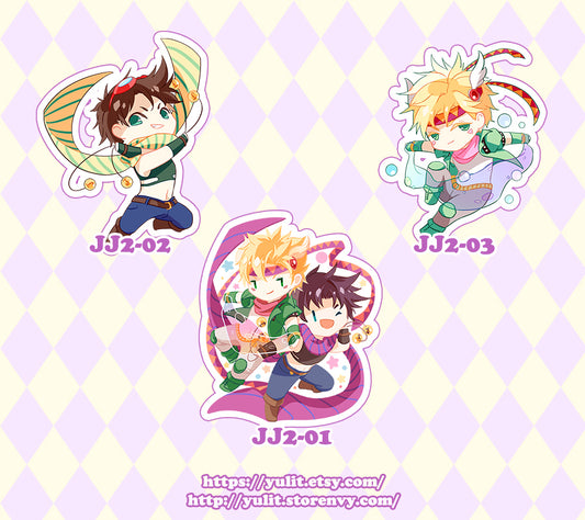 JJBA - Part 2 Fanart Vinyl Sticker