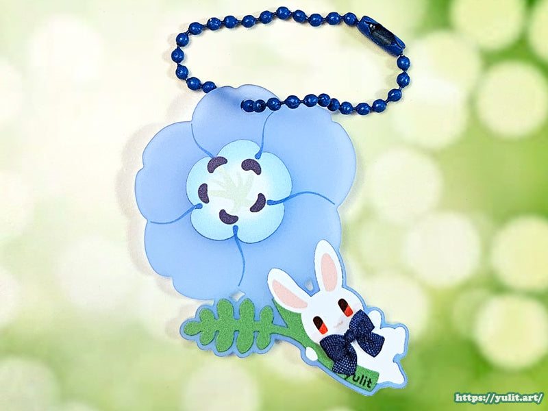 - New - Original - Floating Fairies Frosted Keychains