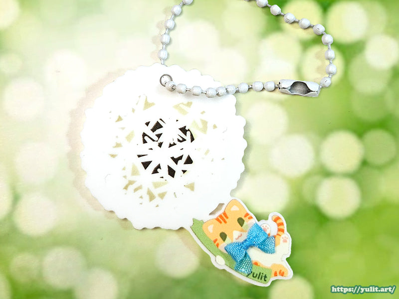 - New - Original - Floating Fairies Frosted Keychains