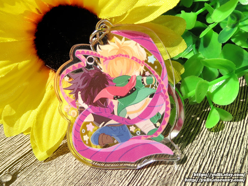 |Sold Out| JJBA - Caesar & Joseph Acrylic Keychain