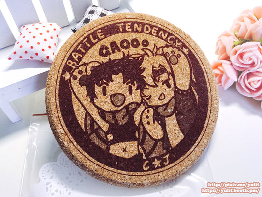 |Sold Out| JJBA - Caesar & Joseph Cork Coaster