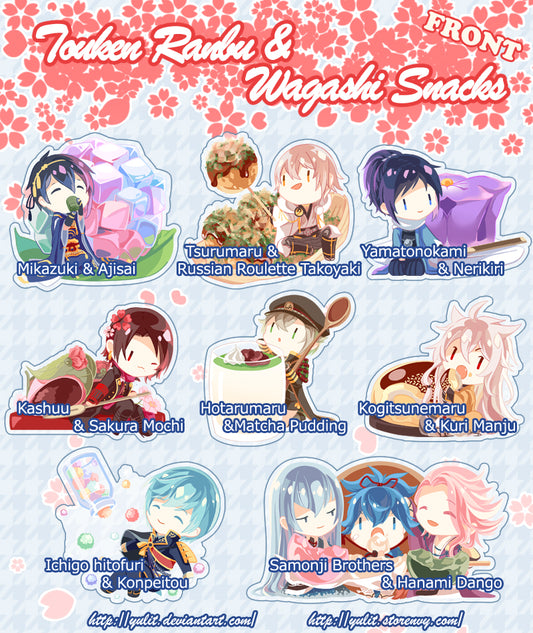 Touken Ranbu -  Sword Boys & Wagashi
