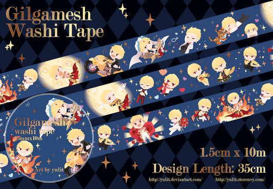 |Sold Out| FGO - Gilgamesh Washi Tape